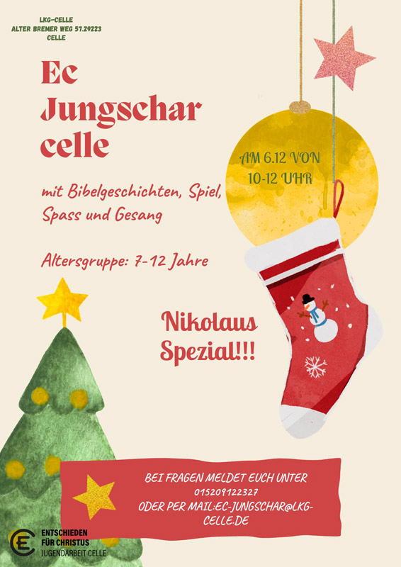 Nukolaus-Sezial für EC-Jungschar